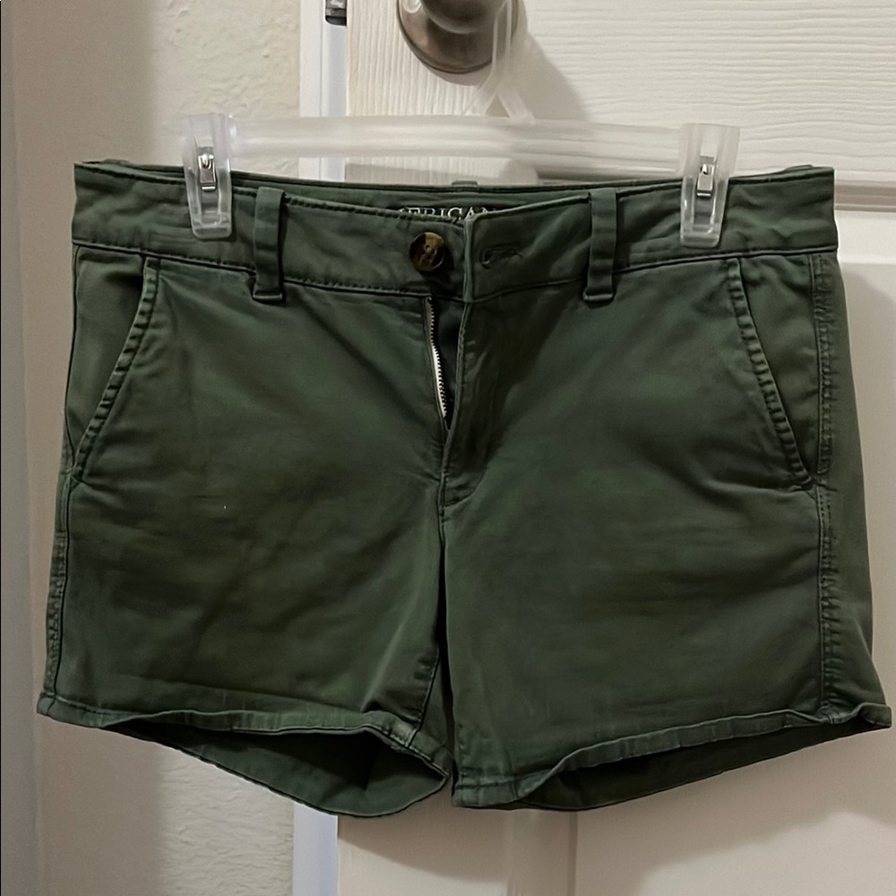 American Eagle Outfitters Green Cargo Shorts